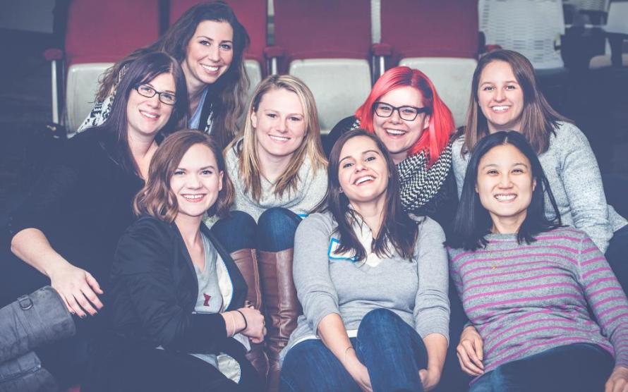 A posed photograph of Minneapolis GDI chapter leaders.