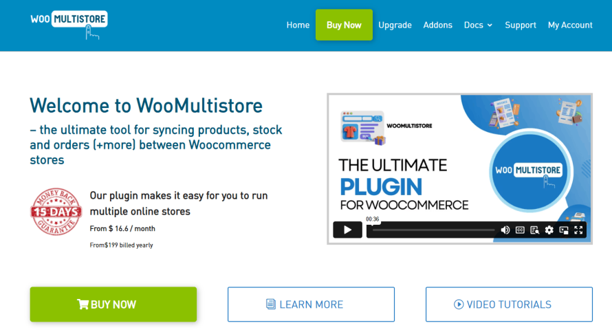 WooMultistore homepage