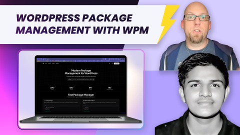 WordPress package management with wpm